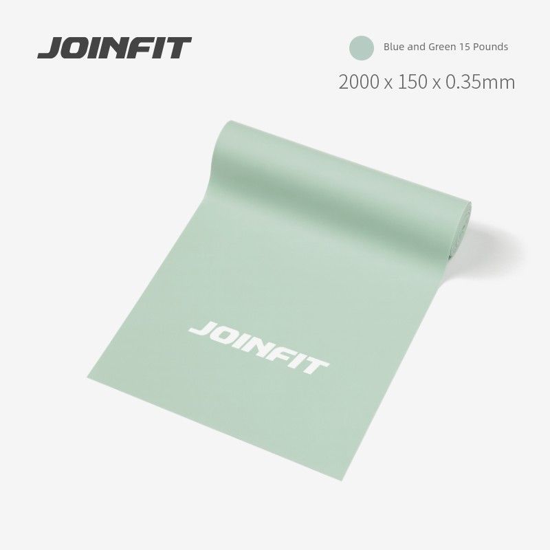 

Jieyingfei Эластичная лента с ремнем для растяжки для йоги Женская реабилитационная тренировка 5 фунтов Фитнес Практика для спины New arrival 2 meters 15 pounds pastel blue green