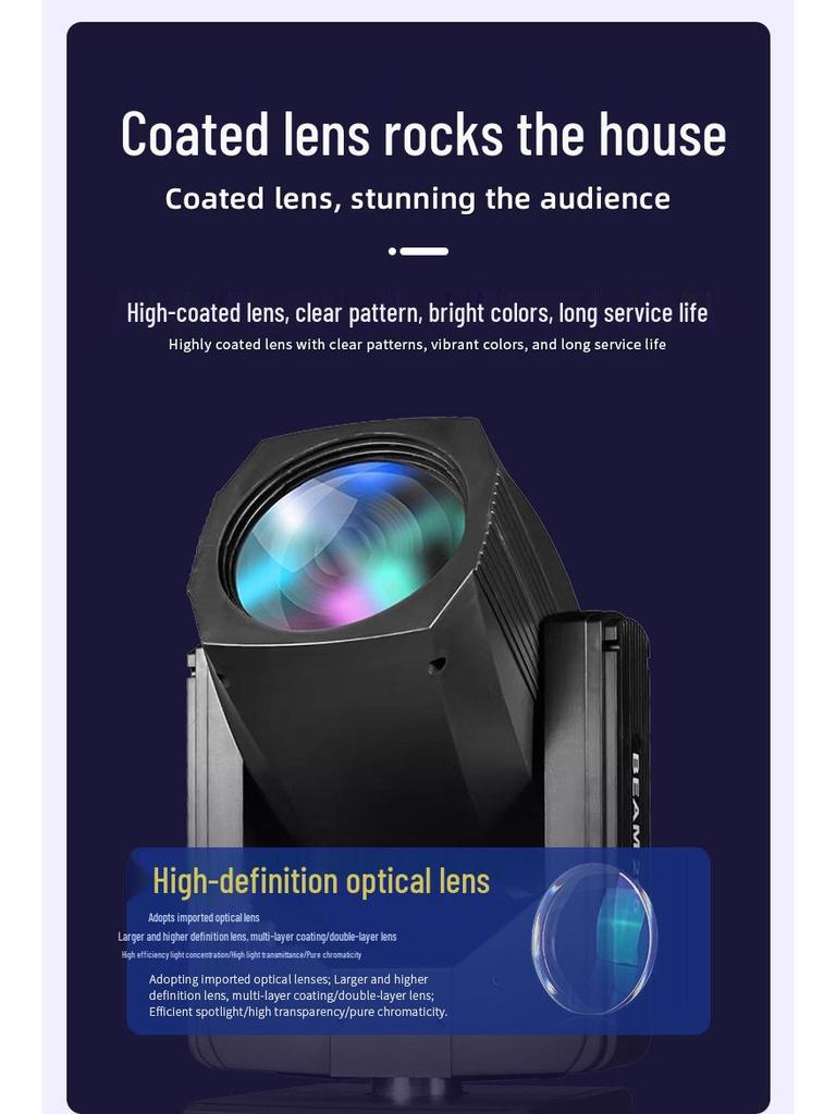 Rotating Stage Beam Light for Weddings, Live Streaming, Ballrooms, Bars, and Private Rooms