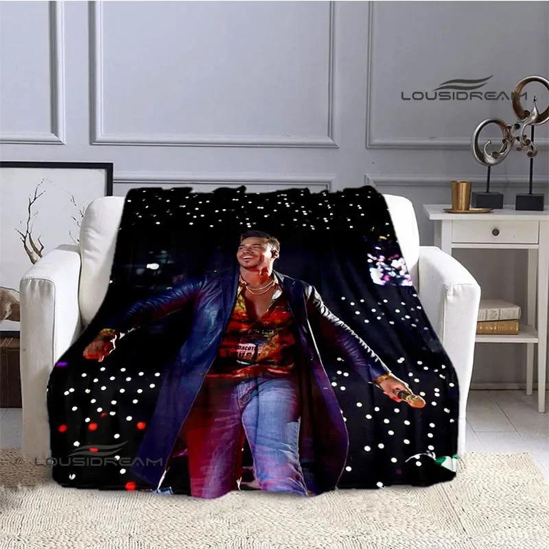 Latin singer Romeo Santos blankets Flannel Warm blanket soft and comfortable blanket picnic blankets bed linings birthday gift