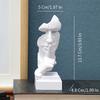 Mask Gesture Ornament, Finger Lip Sculpture, Secret-Keeping Home Decor, Office Desk Sculpture Gift, Living Room Decoration