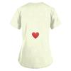 Women's Fashion V,Neck Short Sleeve Overalls With Pockets Valentine's Day Printed Tops Clothes