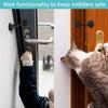 Edelstahl Heavy Duty Sichtschutz Haken und Öse Riegel Schloss mit Schrauben Schwarz Silber Scheunentor Einfache Schlösser Torriegel Fenster Wind