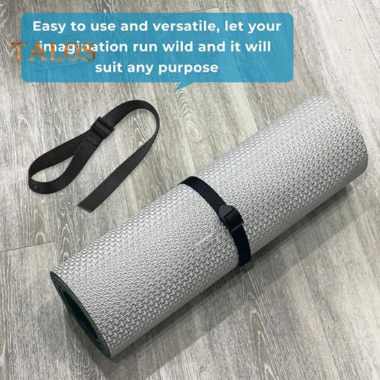 2Pcs Rowing Machine Foot Strap Heavy Duty Adjustable Feet Strap Replacement Multi-functional Fitness Equipment Auxiliary Webbing with Buckle