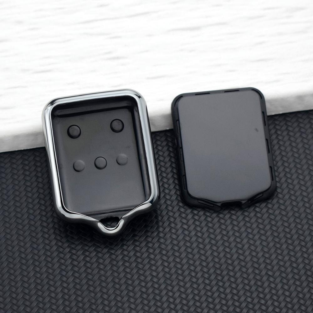 3/4 Buttons Silver Key Cover For Ford F150 F250 Focus Ranger Explorer Freestyle E150 Econoline For Lincoln Mercury TPU Case Bag