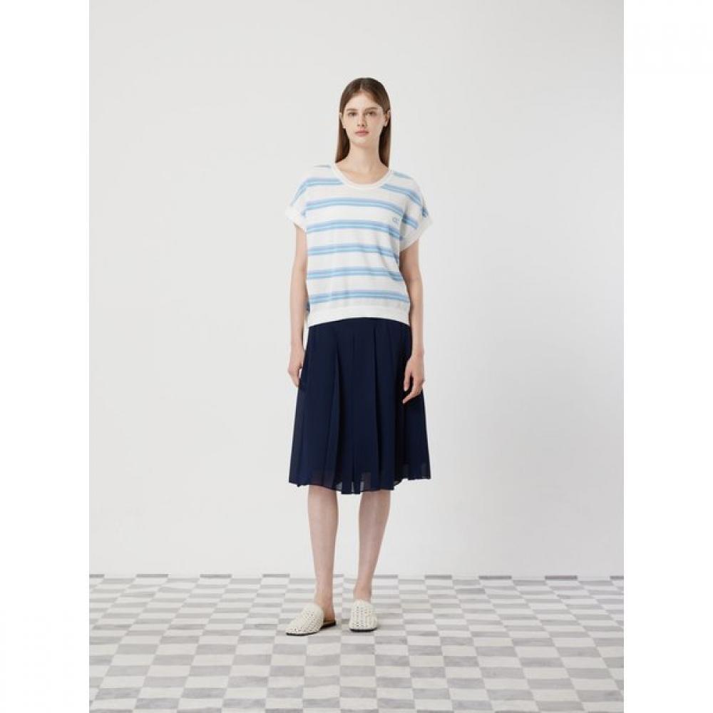 

Cc Collect Stripe Logo Embroidery Vest C252ksb033 Blue/FREE