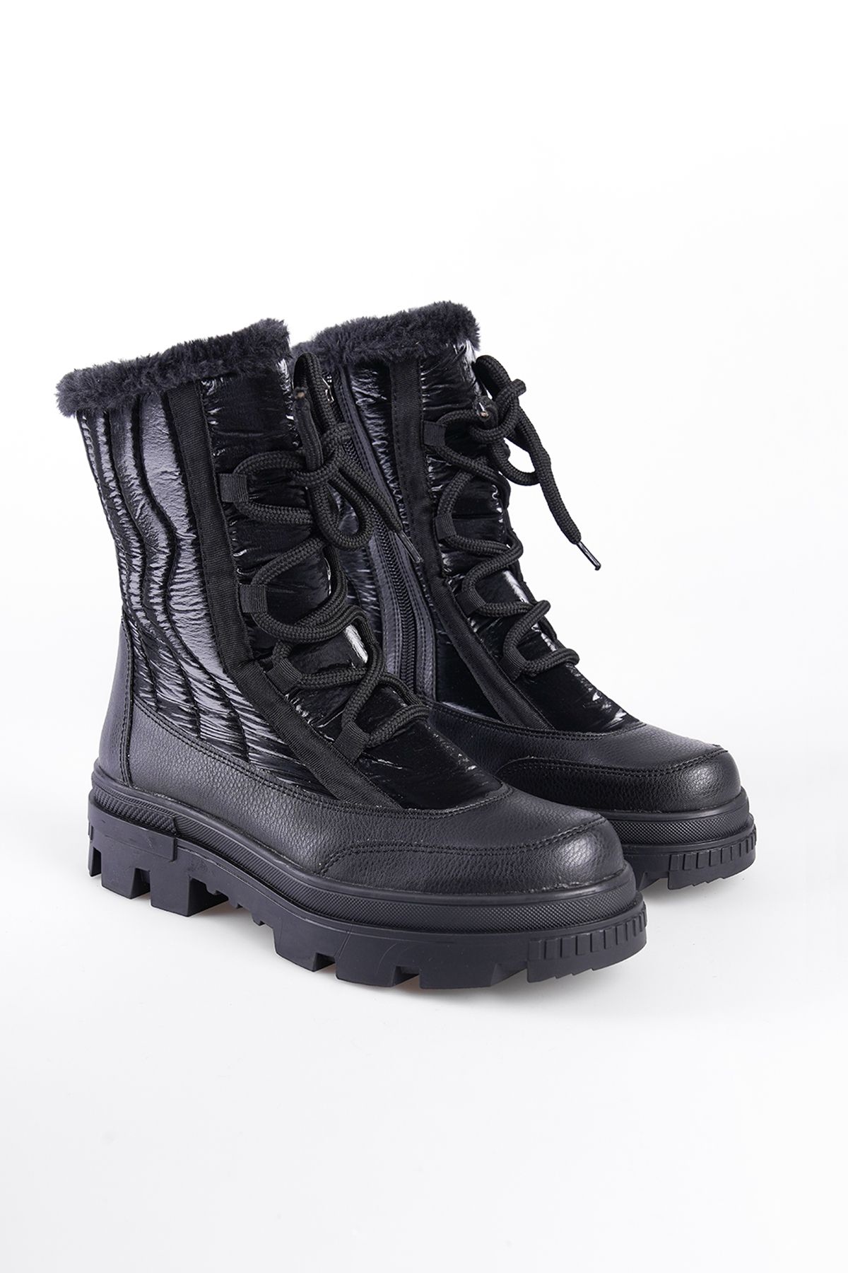 

Женские современные стильные модные ботинки, зимние ботинки из искусственной кожи с парашютной подошвой и подошвой Trak 36