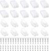 10Pairs Tamiya Male Female Connectors for Airsoft RC NiMH Battery – Durable, Easy To Use, Transparent