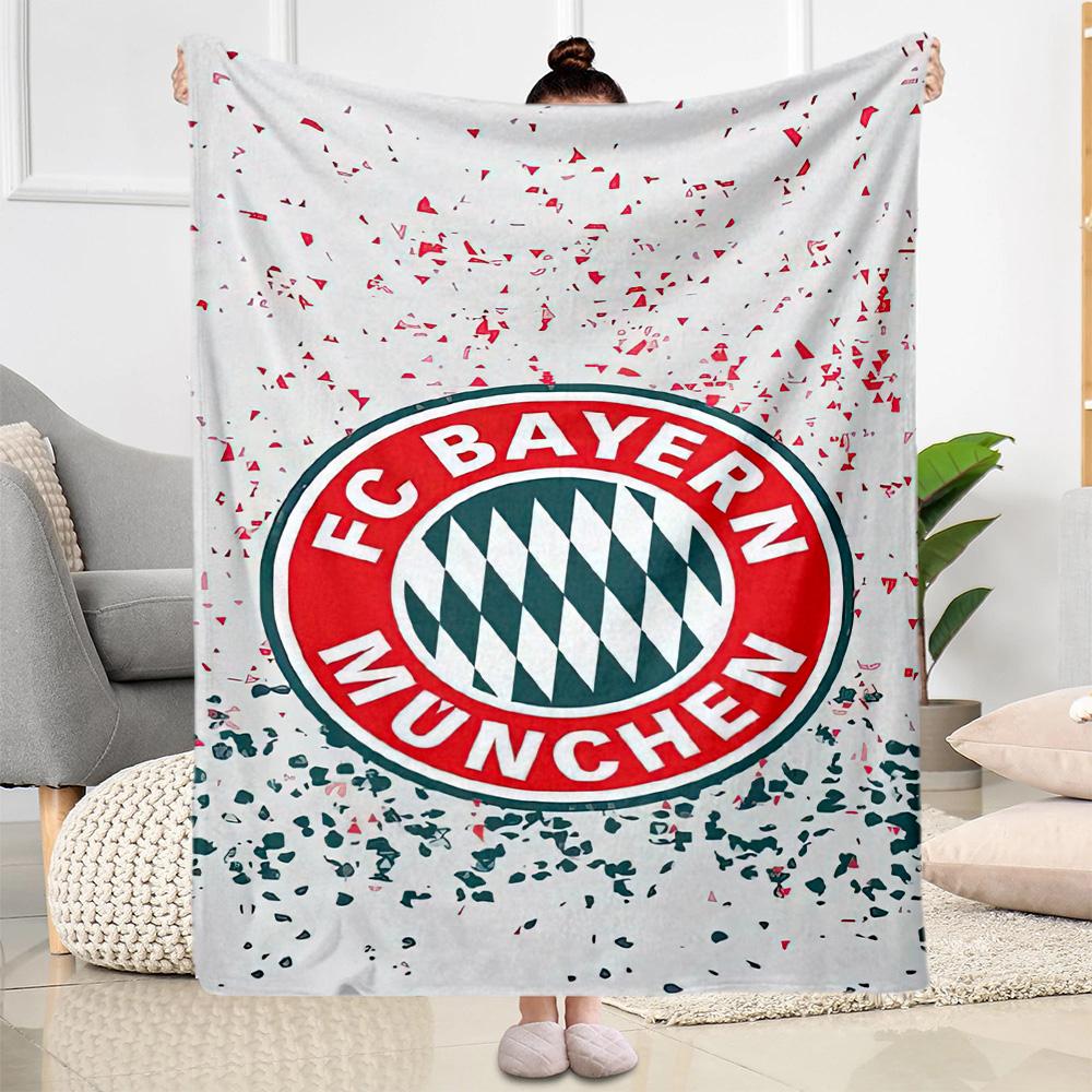 Bayern Munich Blanket Warmthful Decor Great for Seaside Bedding Picnics for All Seasons Modern Unique Gift for Family and Friends Camping