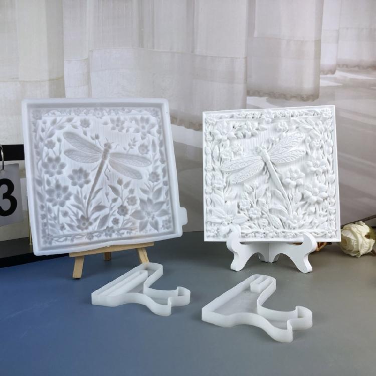 Multipurpose Silicone Crafting Mold Versatile Wall Art Silicone Casting Mold for Resin Art and Tabletop Decoration