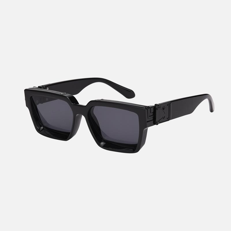 Brand Rectangle Sunglasses Women Luxury Brand Designer Men Shades Retro Square Black Sun Glasses Eyewear Trend Punk Eyeglasses