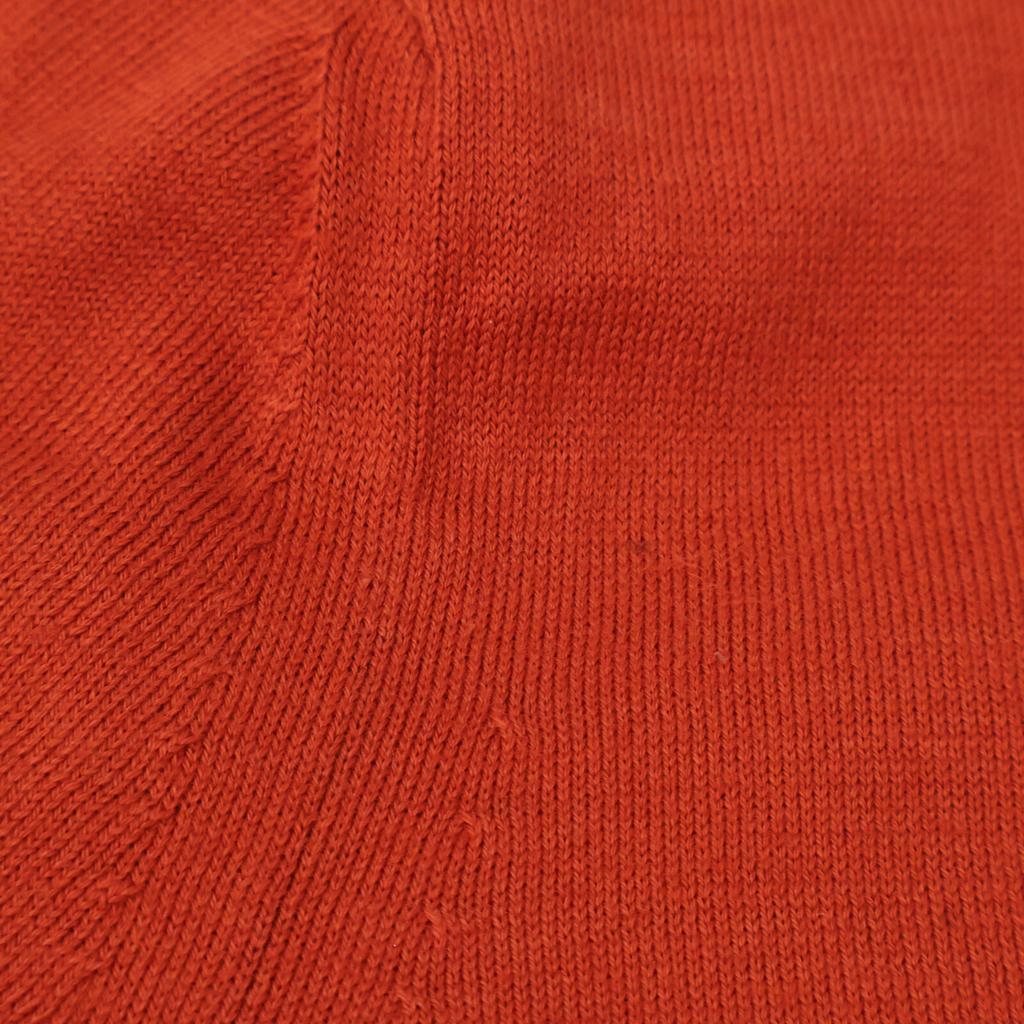 ADEAM 41028 Red Brown Cotton Button Knit Cardigan Tops 0 Red brownUsed