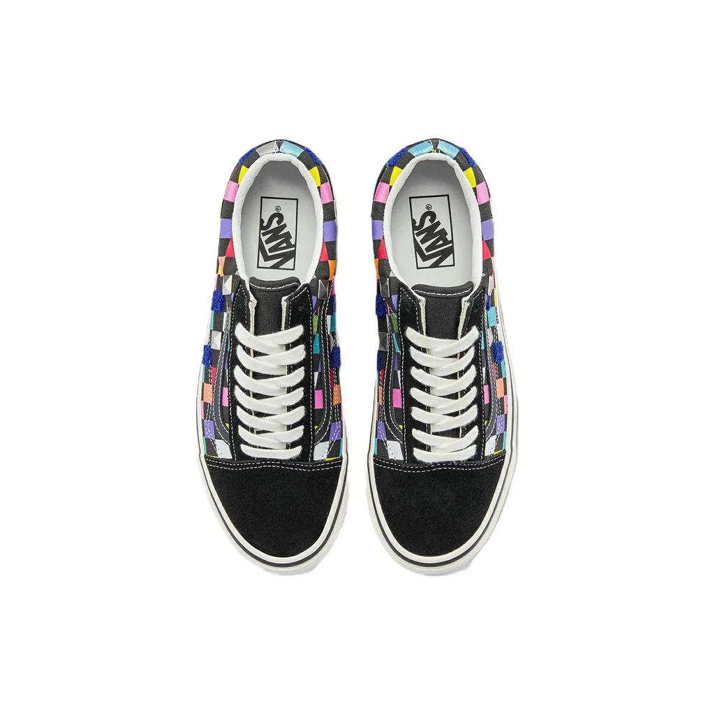 Vans Old Skool 36 DX 'Anaheim Factory - Mix Checkerboard' (Unisex) Black / Multi-Color Skate Shoes VN0A54F3AWC