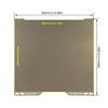 For Bambu Lab H2d Build Plate Textured/Smooth PEI PEO PET Plate Spring Steel Sheet Bambulab H2d Part Heat Bed 3D Printer Parts