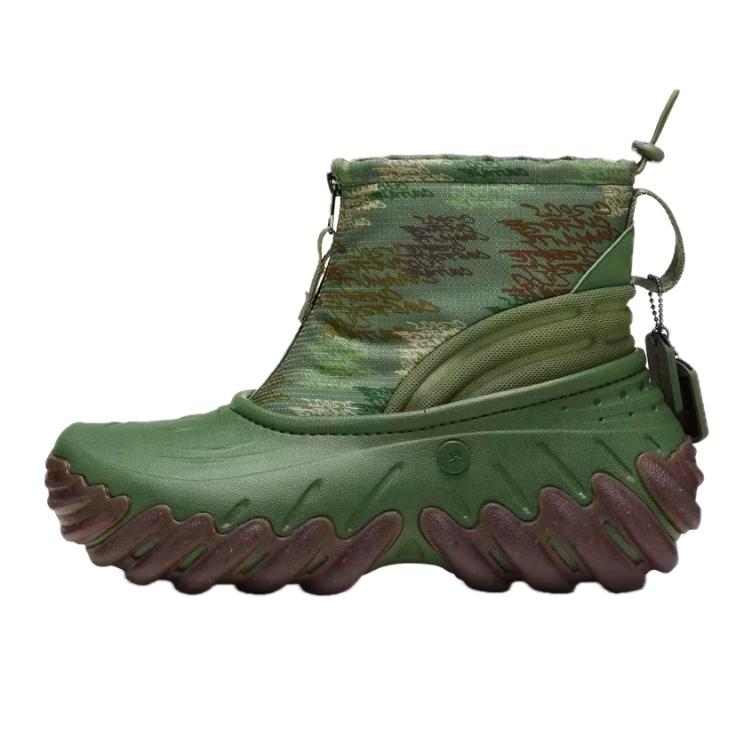 Crocs Classic, Comfortable and Versatile Trend Booties Unisex Green