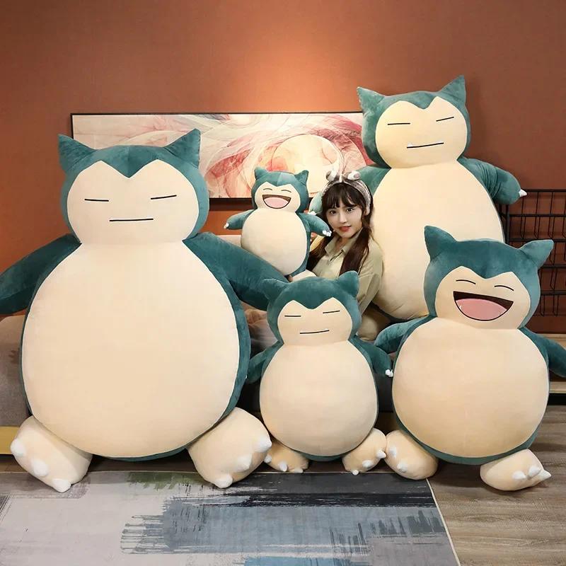 30cm Snorlax Plush Toys Cartoon Japan Anime Monster Elf Plush Doll Soft Stuffed Animal Doll Birthday Gift for Girls