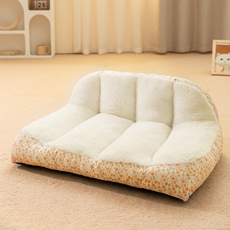Luxury Winter Warm Large Dog Sofa Bed Dog Kneel Cat Mats House Cushion Pet Sleeping Sofa Beds Mat for Large and Small Dog