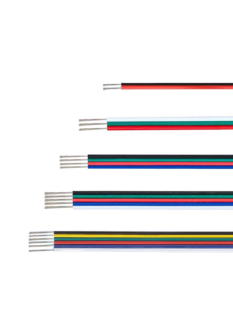 Üç Damarlı Bakır LED Şerit Işık Uzatma Kablosu