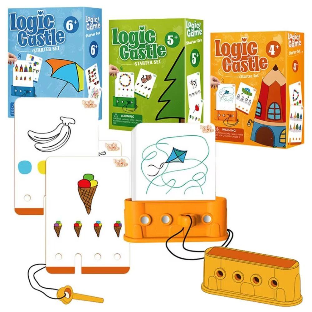 Early Educational Kids Logic Key Puzzle Game Matching Game Key Thinking Puzzle Toy  Christmas Gifts