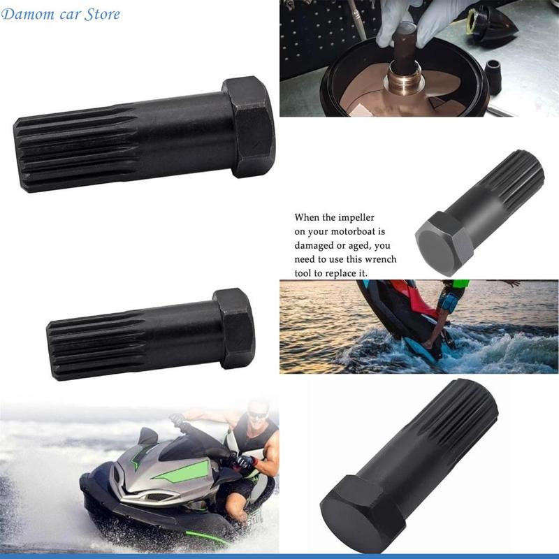 A2UC WR001 Spline Wrench Tool Efficient Impeller Installation & Removal Tool Ergonomic Spline Wrench Tool 65mm for Marine