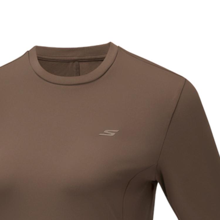 Skechers Gotherm 360 Ultra Versatile Simple Fashion Long Sleeve T-Shirt Women Tops P425W192-05HT