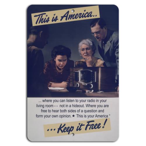 This is America Keep It FreeAluminumtin sign 20x30cm（7.8x11.8inch）