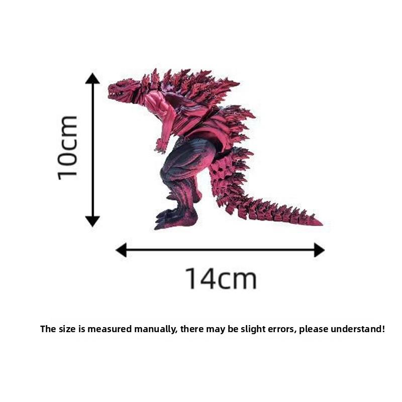 3D Printed Muscle Dinosaur Action Figure Mini Toys Monster Figure Joint Model Movable Rotatable Desktop Ornament Kids Gift
