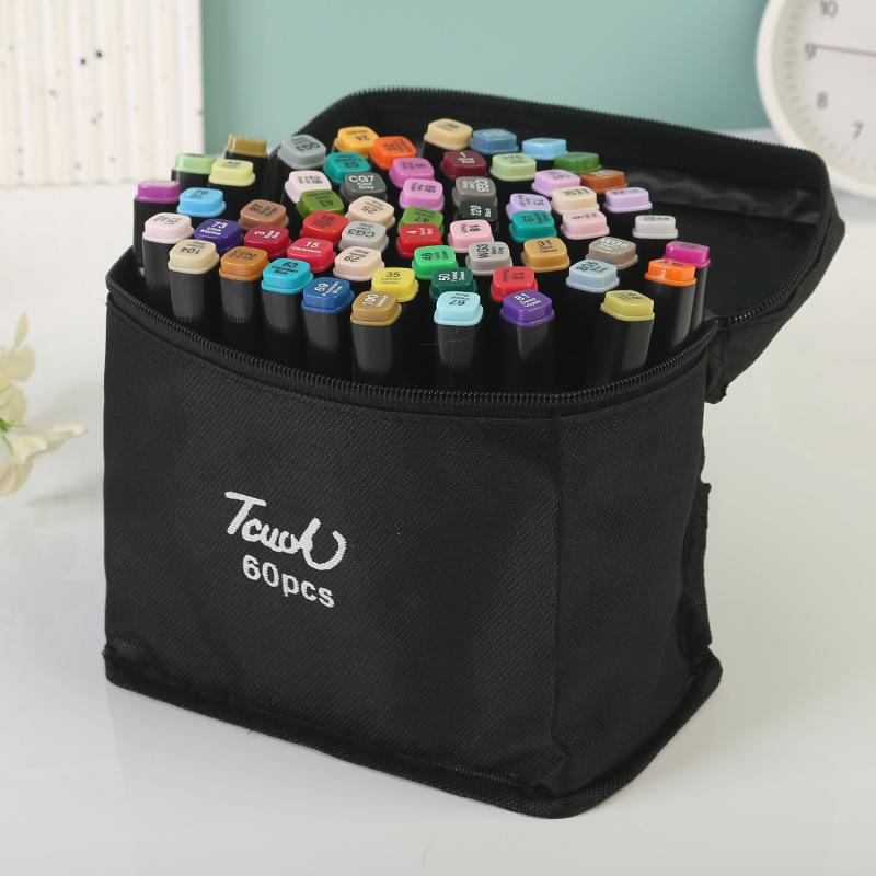 Set de Rotuladores Artísticos Doble Punta Para Bocetar Pintura Marcadores Base Oleosa Para Dibujar Graffiti Manga Materiales de Arte Escolares