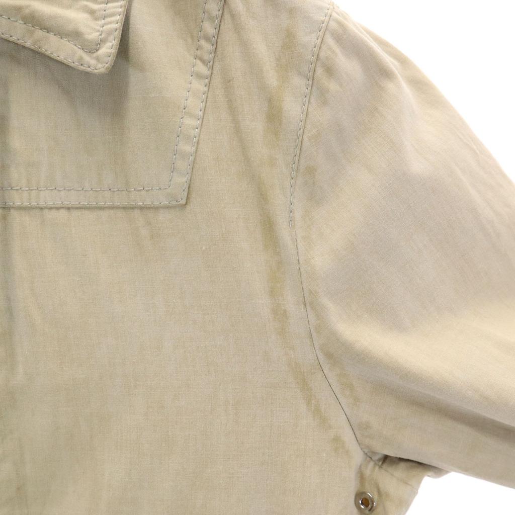 LOUIS VUITTON made in Italy Hooded Jacket 38 beige Women Used
