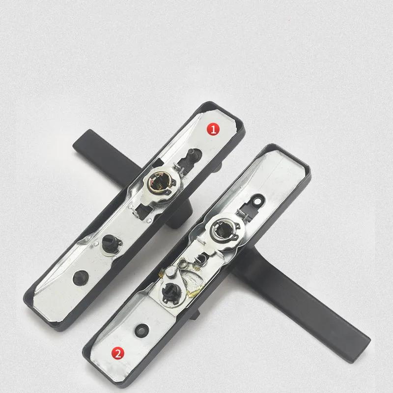 Toilet Door Lock, Aluminum Alloy Indoor Bathroom Door Handle, Single Tongue, Lock Accessories, Furniture Hardware, Keyless