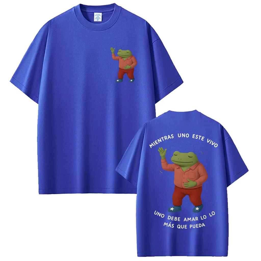 Maglietta Novità Rapper Bad Bunny Debi Tirar Mas Fotos DTMF World Tour Magliette Vintage Unisex Donna Hip Hop Cotone Magliette Larghe