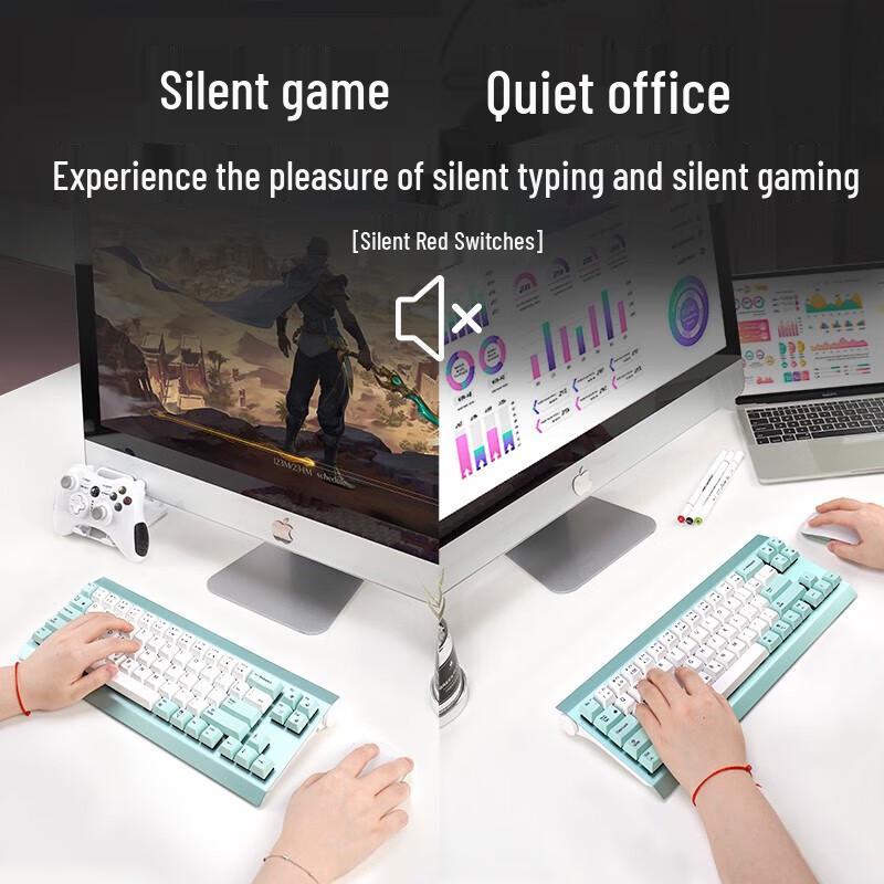 Double Shell M69 Tri-Mode Silent Mechanical Keyboard