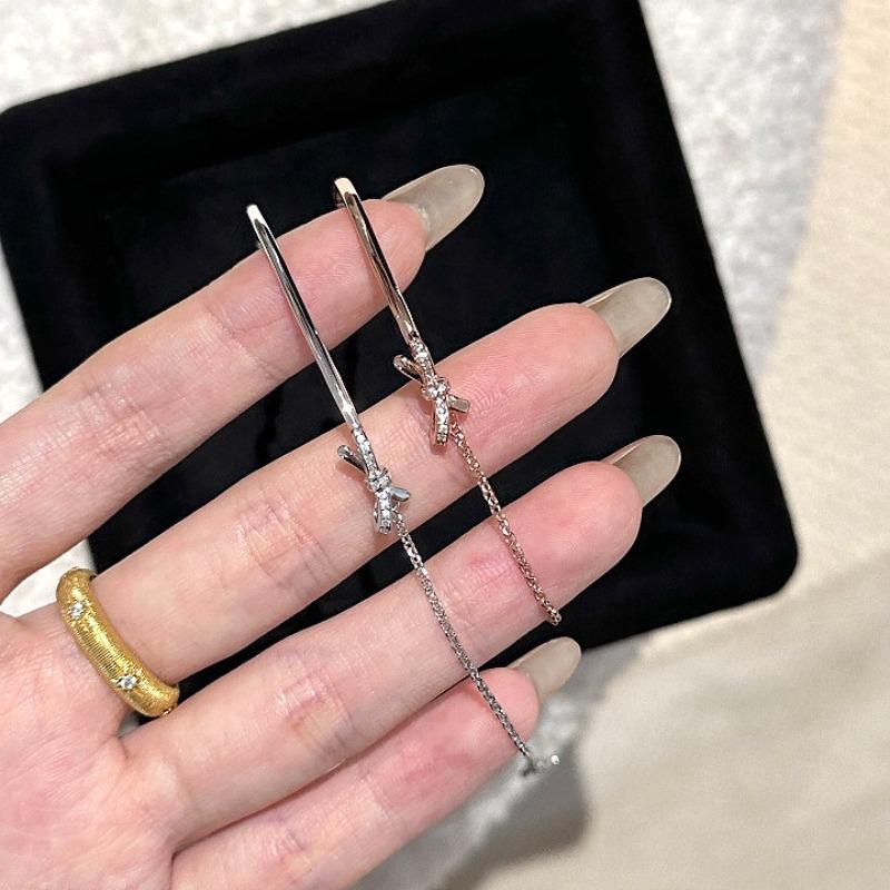 Inspiration Bowknot Half Bracelet for Women Chains New In Fashion Light Luxury Exquisite Silver 925 Bracelets Party Jewelry Gift