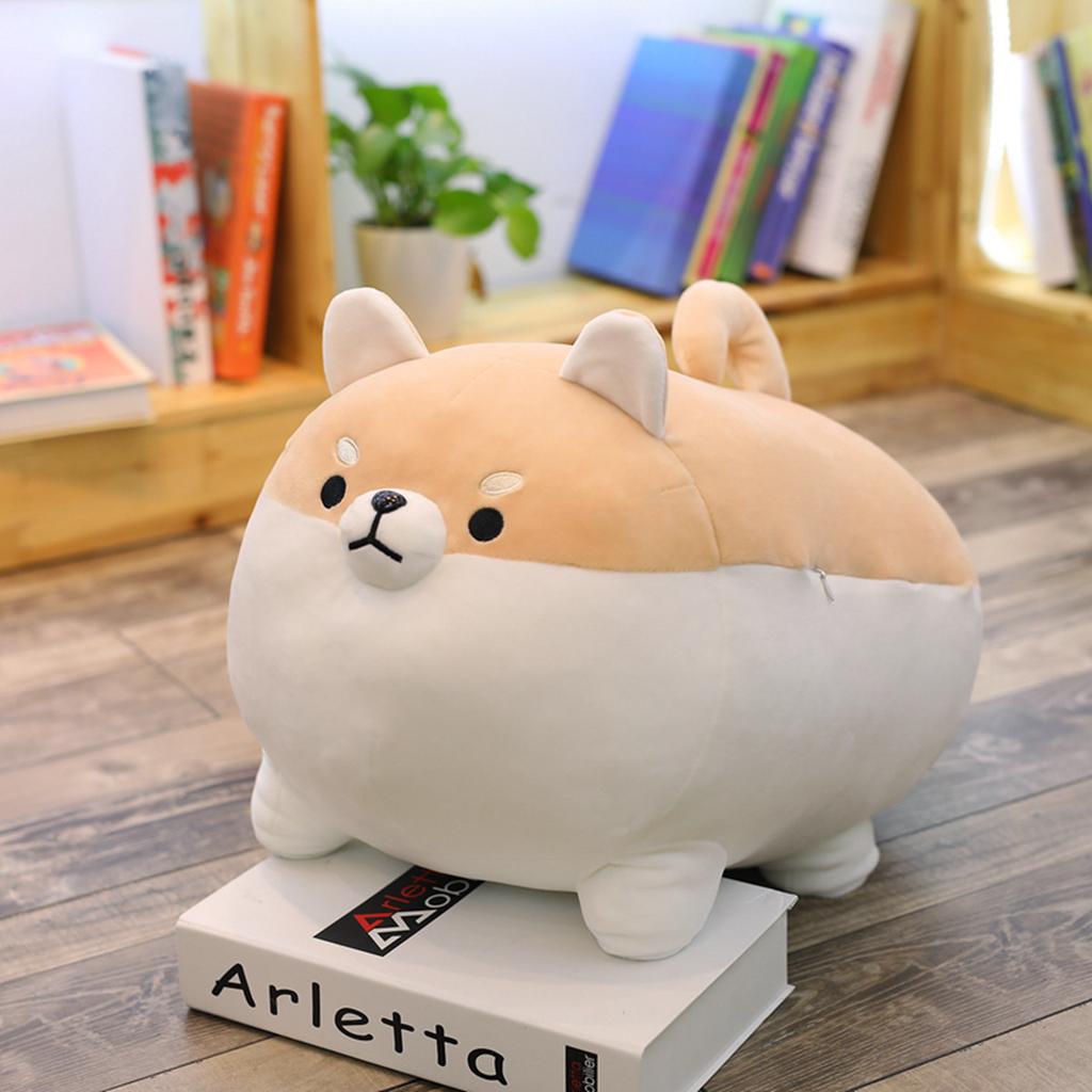 Down Cotton Fat Shiba Inu Cute Shiba Inu Dog Doll Throw Pillow Plush Toy Corgi Doll Source