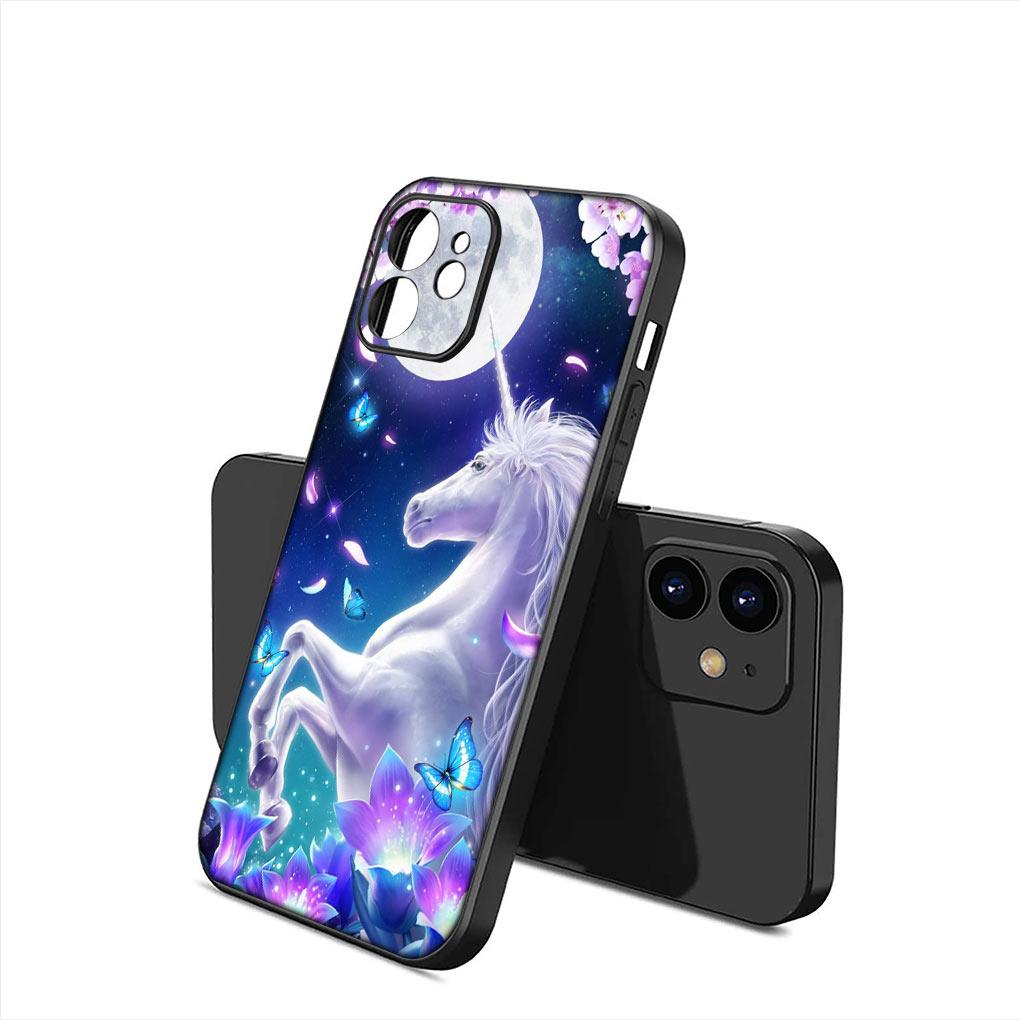 Anime Unicorn Cartoon Horse Soft Phone Cover for Apple iPhone 16 11 Pro XS Max X XR 6 7 8 6S Plus + SE 2022 8+ Silicone Case