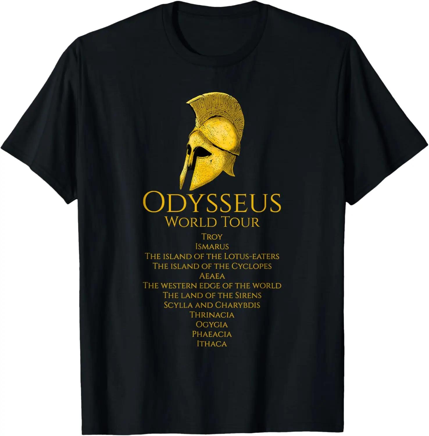 

Summer The Epic Sagas Gift Odysseus Musical T-Shirt Design Unisex Streetwear Cotton Mens Women Top Tee Short Sleeve Clothing Y2k 4XL