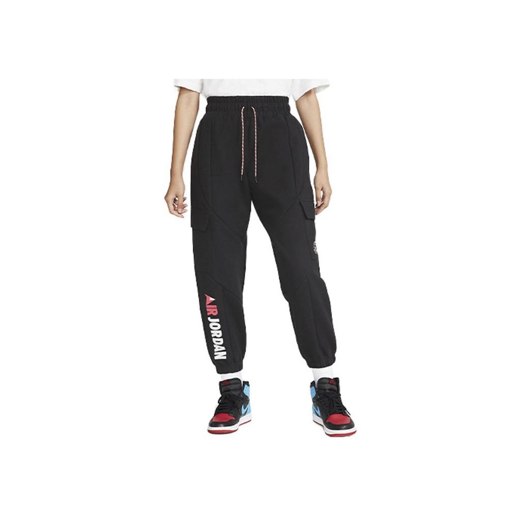 Jordan Winter Utility Knit Sports Mid-Rise Pants Women Pants Black CW6506-010