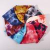 New Gradual Change Tie-dye Wool Hat Women's Thickened Warm Rainbow Knitted Hat Explosion