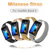 Metal Strap For Huawei Band 8 9 Bracelet With TPU Case Screen Protector Soft Film Replacement Milanese Magnetic Loop Watchband