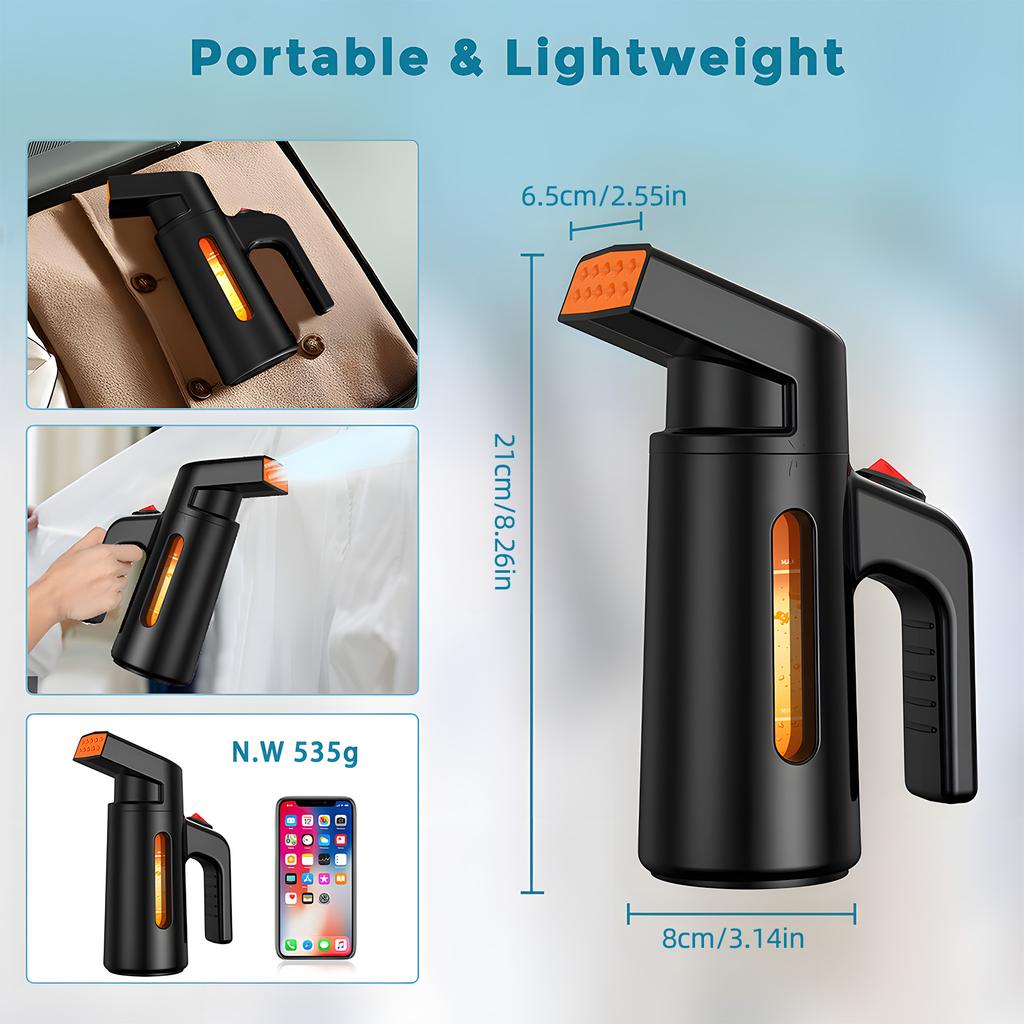 Napařovač na oblečení 25s Rychlý ohřev 700W 180ml Velká kapacita Silná penetrující pára Přenosný