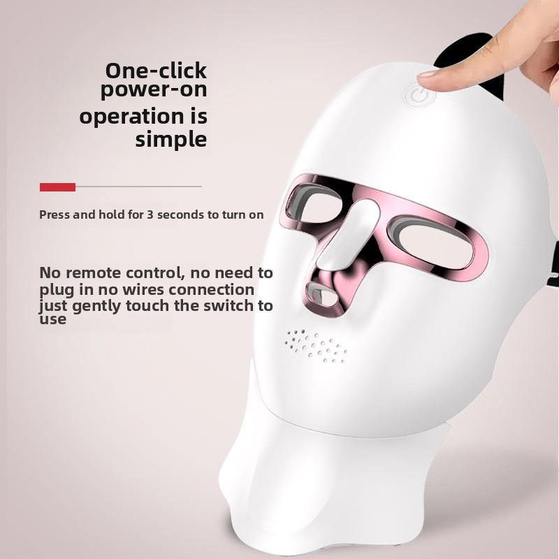 Skin Rejuvenation Mask Beauty Instrument Beauty Mask Instrument Color Light Mask Seven-color Spectrometer Convenient Color Light Instrument