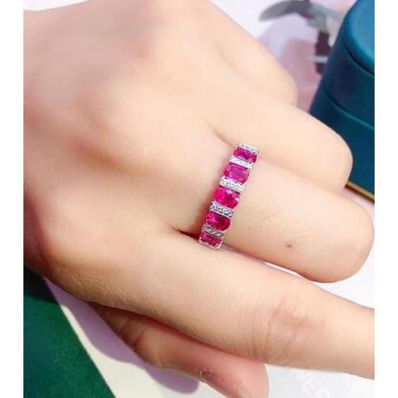 Style Colored Gems Light Luxury Ins Rings for Women Fashion Temperament High End Rings Niche Design Index Finger Ring