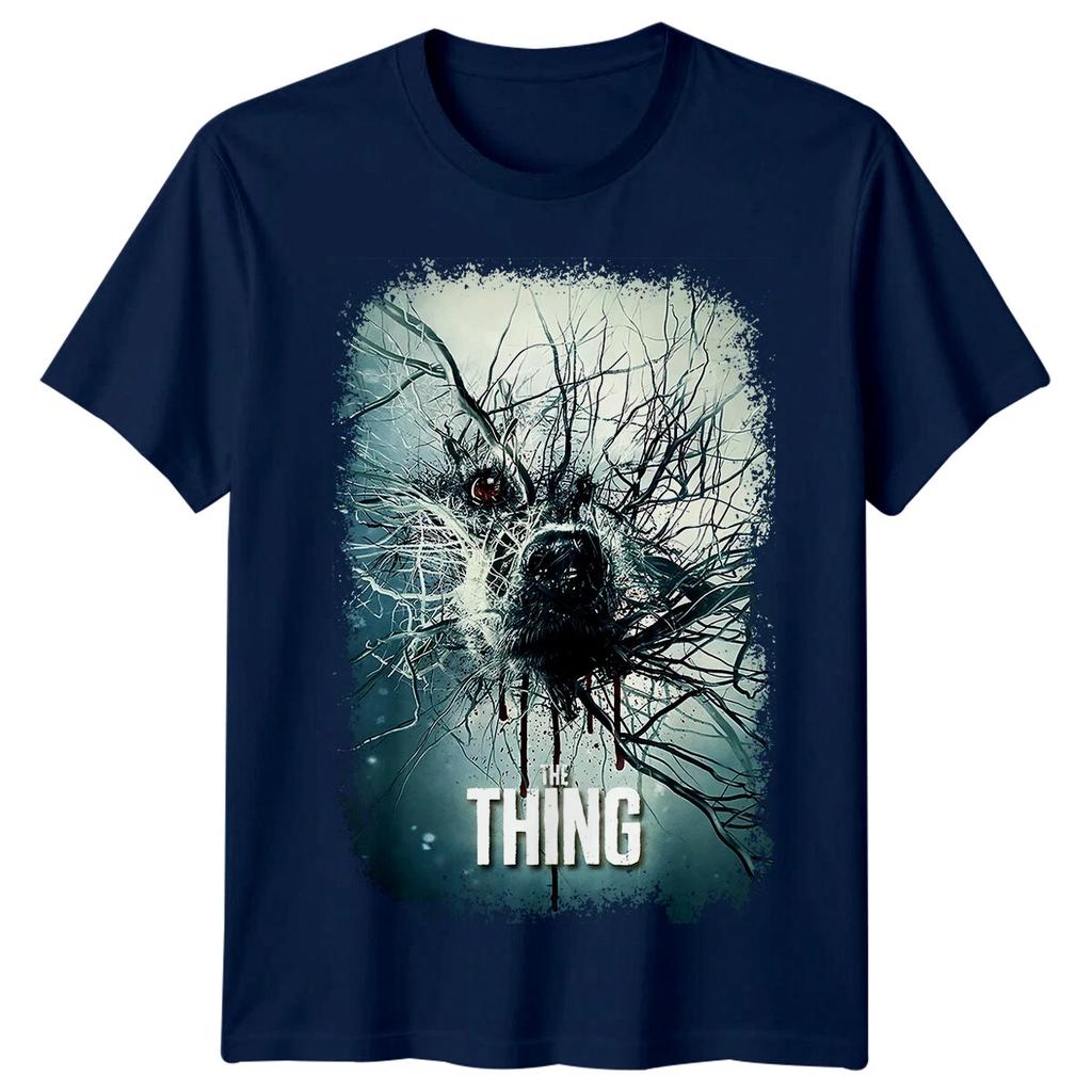 The Thing (1982) Movie Poster Inspiration T-shirt All Season Pure Cotton Fashion Suitable for Both Men and Women