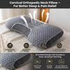 Bed neck pillow conducive to sleep, machine washable single pillow, gray core student bedroom pillow