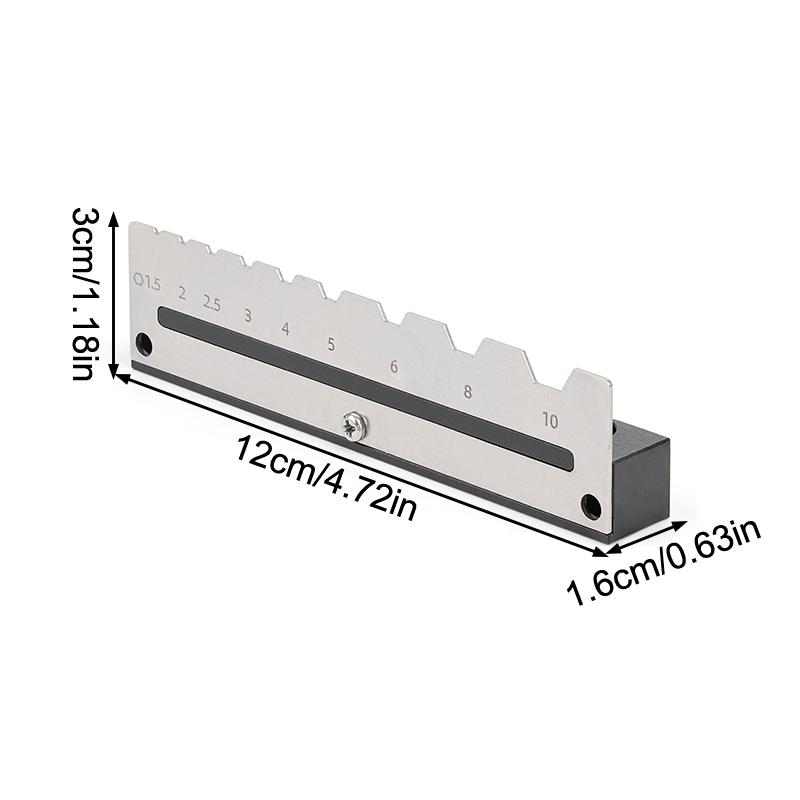 1.5-10Mm Hex Wrench Holder 9 Slot Wall Mount Wrench Storage Rack Wall Wrench Tray Woodworking Tool Hanging Organizer