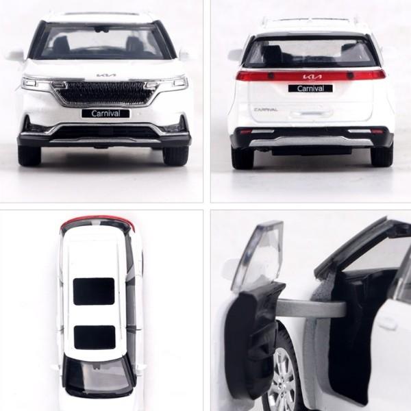 Kia Carnival Minicar Diecast, Blanc/Noir 2 couleurs, De Corée