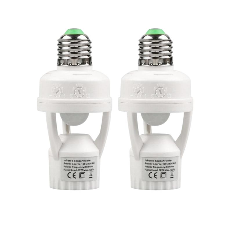 Smart Motion Sensor Lamps Holder Automatic LED Switch Infrared Motion Sensor Energy-efficient Induction Sensor Light Bulb Socket