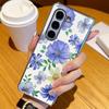 Retro Leaves Flowers Case For Samsung Z Fold 8 Ultra 7 6 5 Hybrid 3in1 Leather Skin Plating Folding Phone Cover For Galaxy Z Fold8 Fold7 Fold6