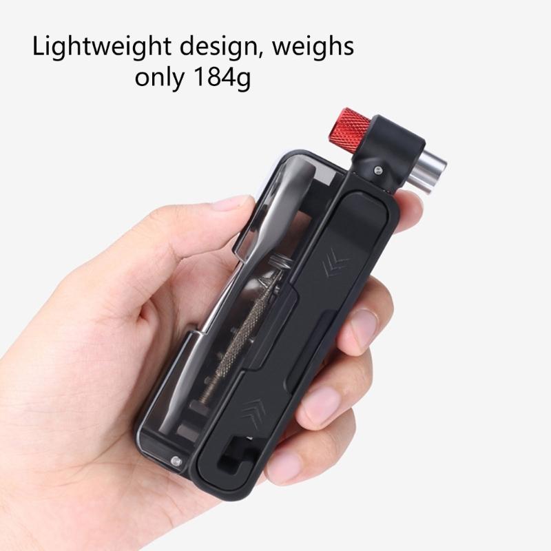 Compacts Folded Bike Tool Set 15 Functions Including Steel Ratchets Wrenches and Emergencies Tire Repair Accessories