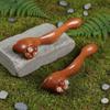 Ruyi Gua Sha Massage Tool Sandalwood Handle Manual Massager Eye Massage Stick  Muscle Ache Relief