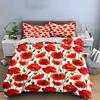 Floral Three-Piece Set For Home Decor Exquisite Three-Piece Bedding Set Gift For Kids And Adults